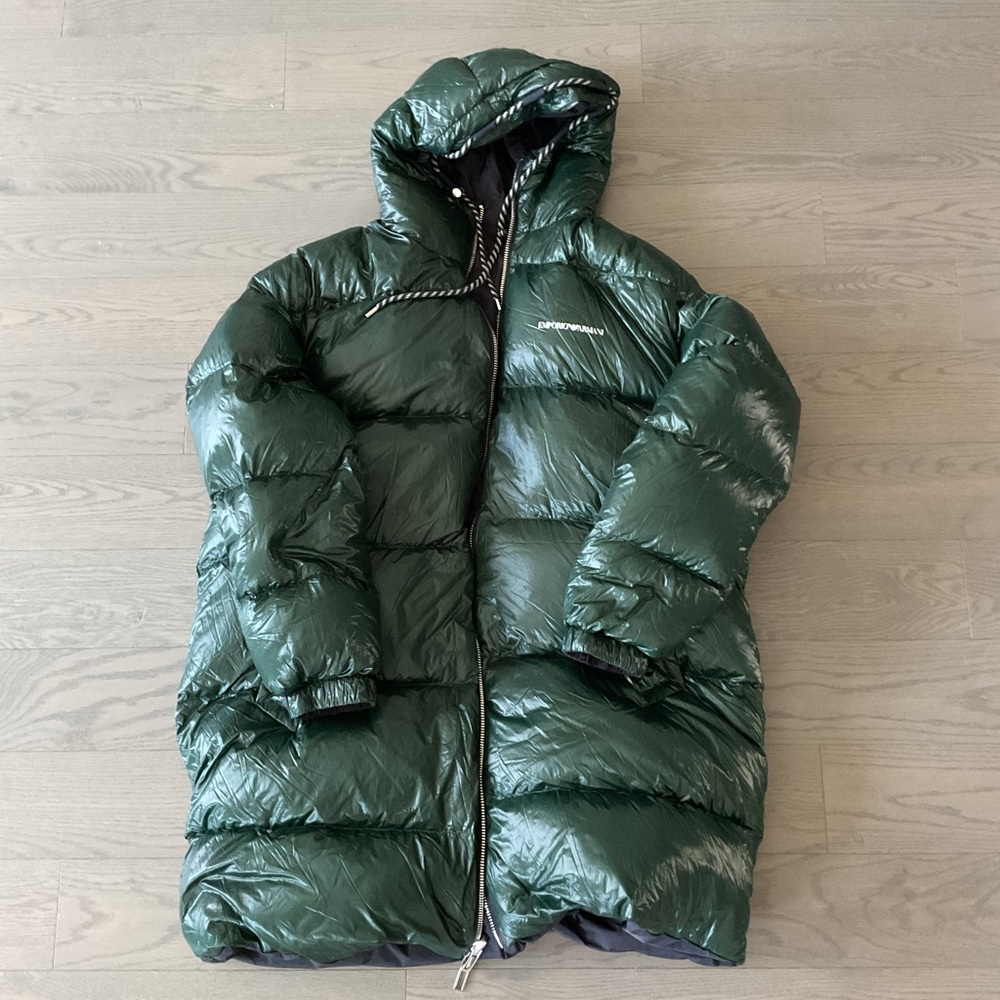 Emporio Armani Double sided Navy and Green Jacket